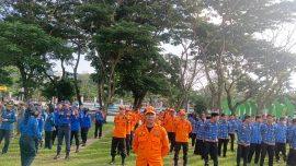 BPBD Kabupaten Bombana turut mengikuti Upacara Hari Otonomi Daerah ke-30 Tahun 2026 di Kantor Bupati Bombana sebagai bentuk dukungan terhadap penguatan pelayanan publik dan sinergi pembangunan daerah.