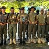 Satpol PP Kabupaten Bombana menggelar latihan Pengendalian Huru Hara (PHH) untuk meningkatkan kesiapsiagaan, keterampilan, dan profesionalisme personel dalam menjaga ketertiban umum dan keamanan masyarakat.
