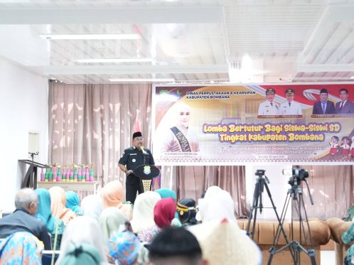 Bupati Bombana Burhanuddin membuka Lomba Bertutur SD Tahun 2026 untuk mendorong budaya literasi, meningkatkan minat baca, dan melatih kemampuan komunikasi anak sejak dini menuju Bombana cerdas.