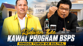 Tenaga Ahli Wakil Ketua Komisi V DPR RI Ridwan Bae, La Ode Murfain, S.Pi (kiri) dan Wakil Ketua Komisi V DPR RI, Ir. H. Ridwan Bae.
