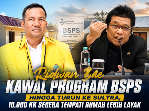 Tenaga Ahli Wakil Ketua Komisi V DPR RI Ridwan Bae, La Ode Murfain, S.Pi (kiri) dan Wakil Ketua Komisi V DPR RI, Ir. H. Ridwan Bae.